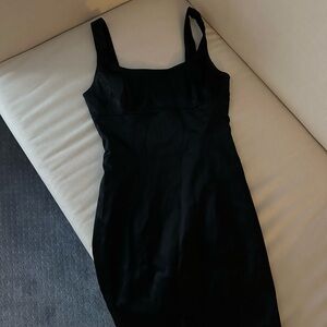 Wilfred Black Midi bustier Dress